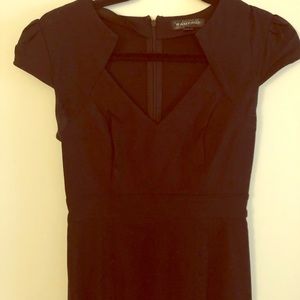 Rampage black pencil dress